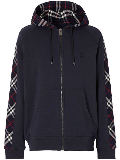 burberry zip sweater|More.